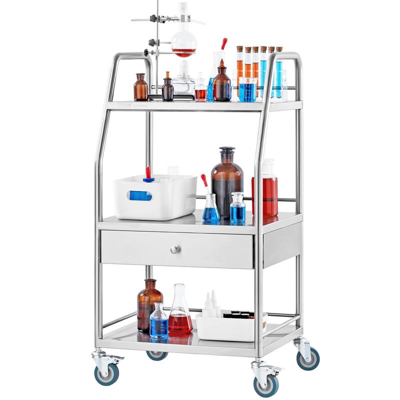 Medical Lab Design - Medical Trolley 23.6x15.7x33.4 Inches For Laboratory