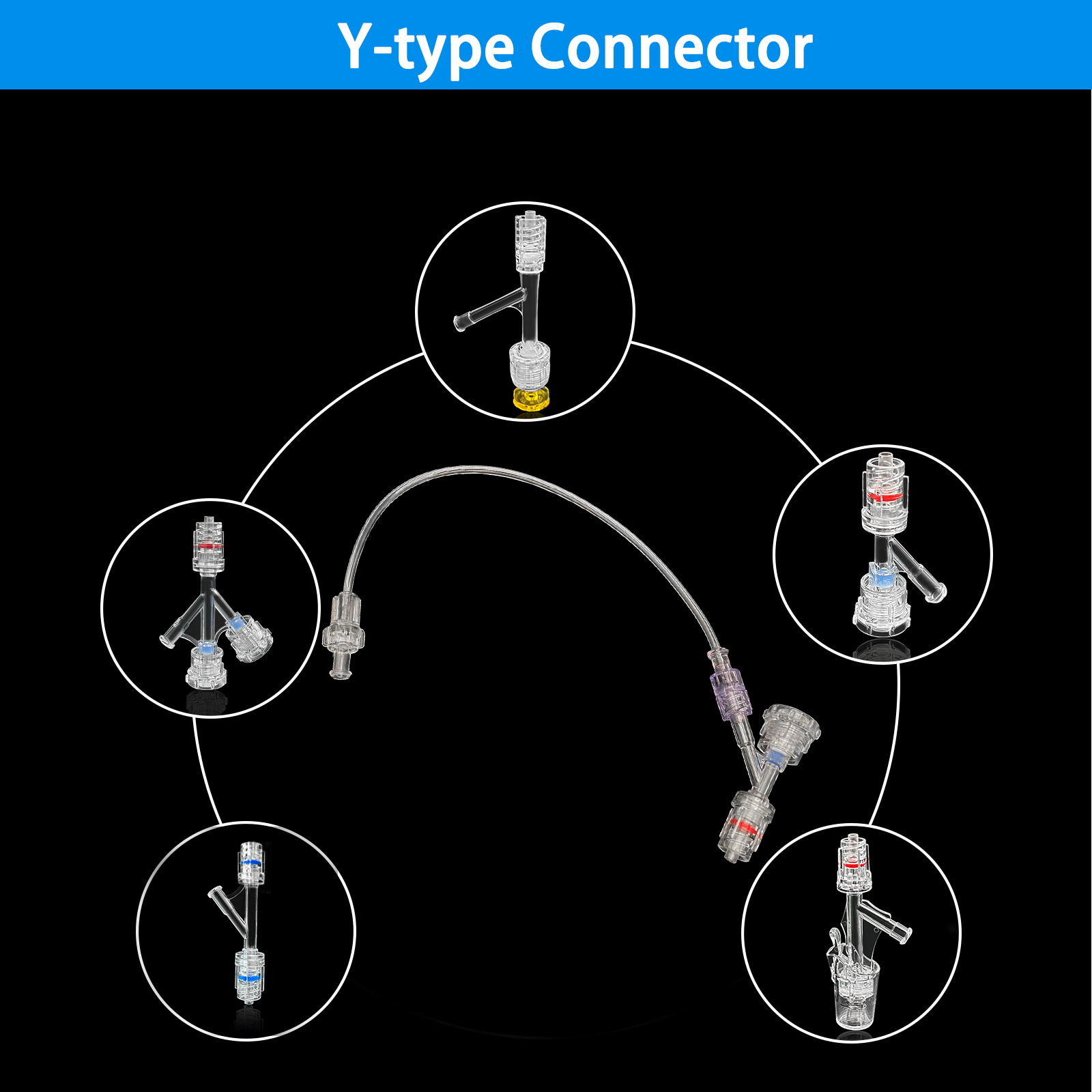 50-Piece Y-Connector Set for R - огляд і ціна Medical Lab