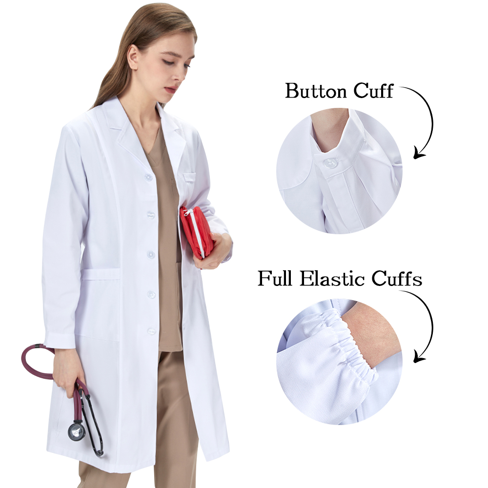 White Lab Coats Unisex Hospita - огляд і ціна Medical Health Lab