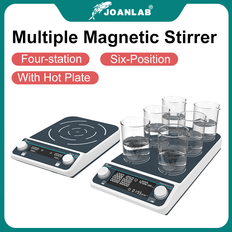 JOANLAB Multiple Magnetic Stir - огляд і ціна Magnetic Stirrer Hotplate