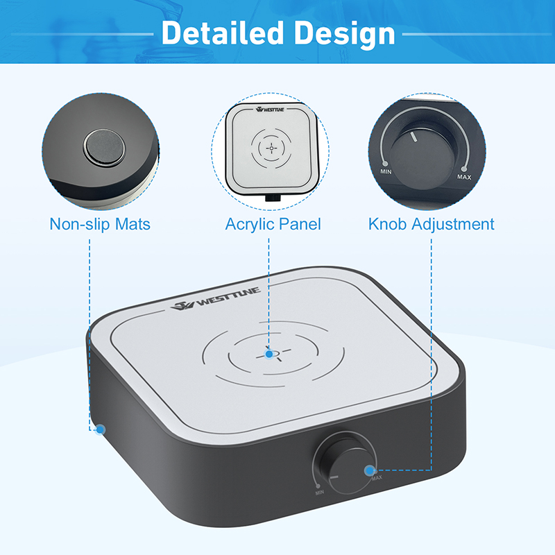 WESTTUNE Rechargeable 3000rpm  - огляд і ціна Magnetic Stirrer Hotplate