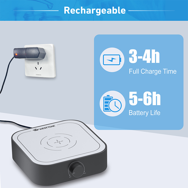 WESTTUNE Rechargeable 3000rpm  - огляд і ціна Magnetic Stirrer Hotplate
